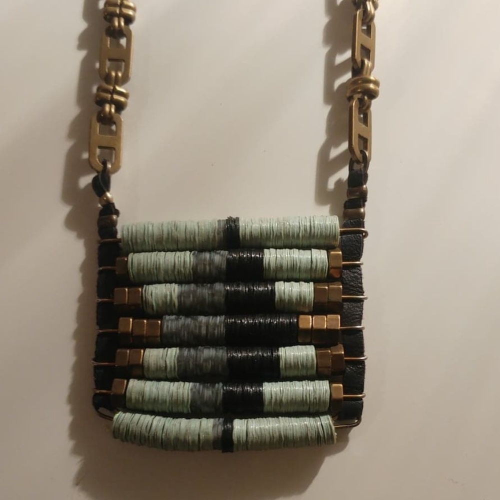 Stunning designer hand made sequence necklace